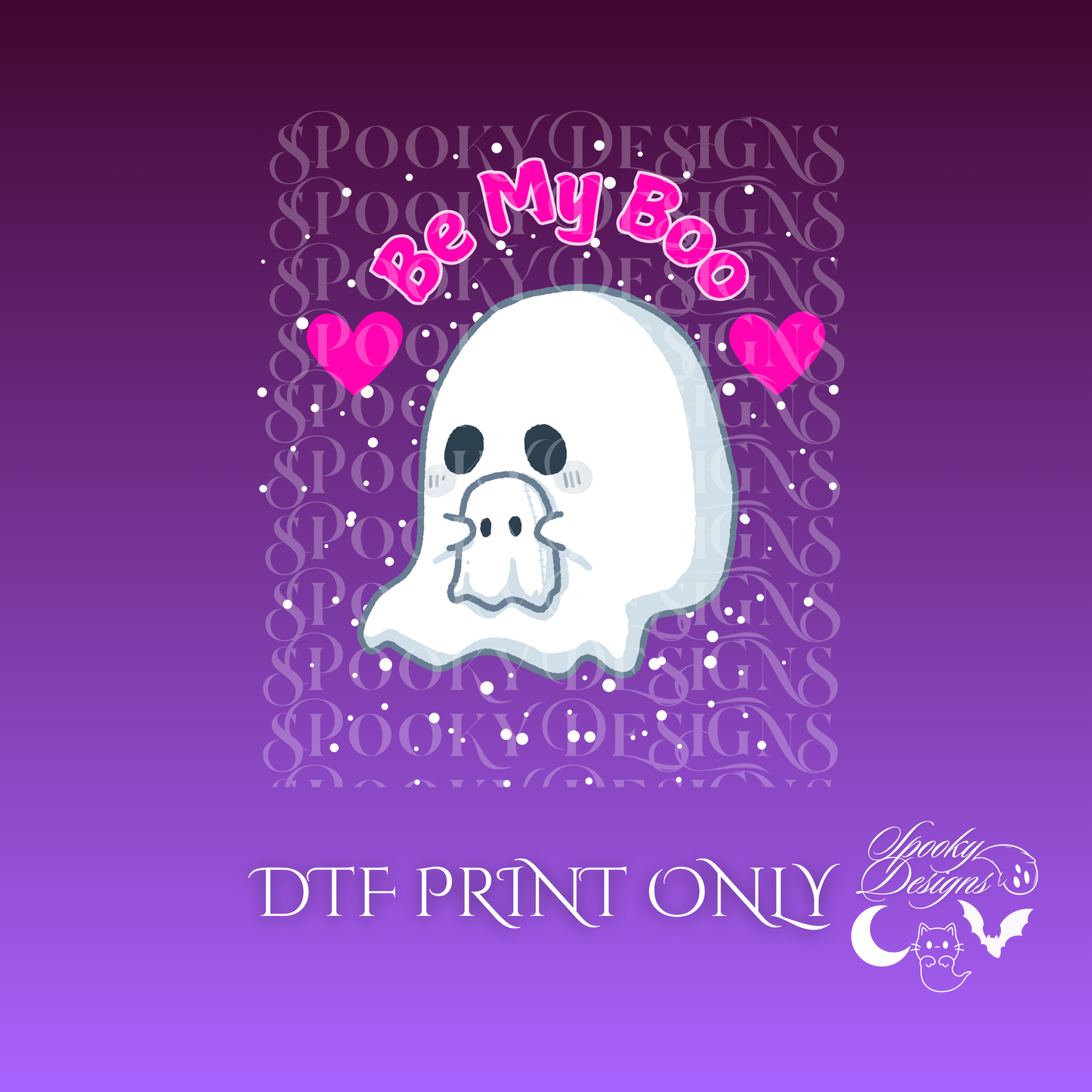 Be My Boo DTF print