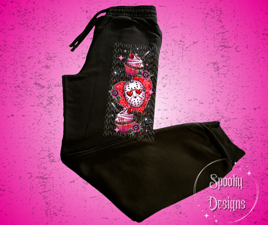 Killer Cupcakes Valentine Sweatpants