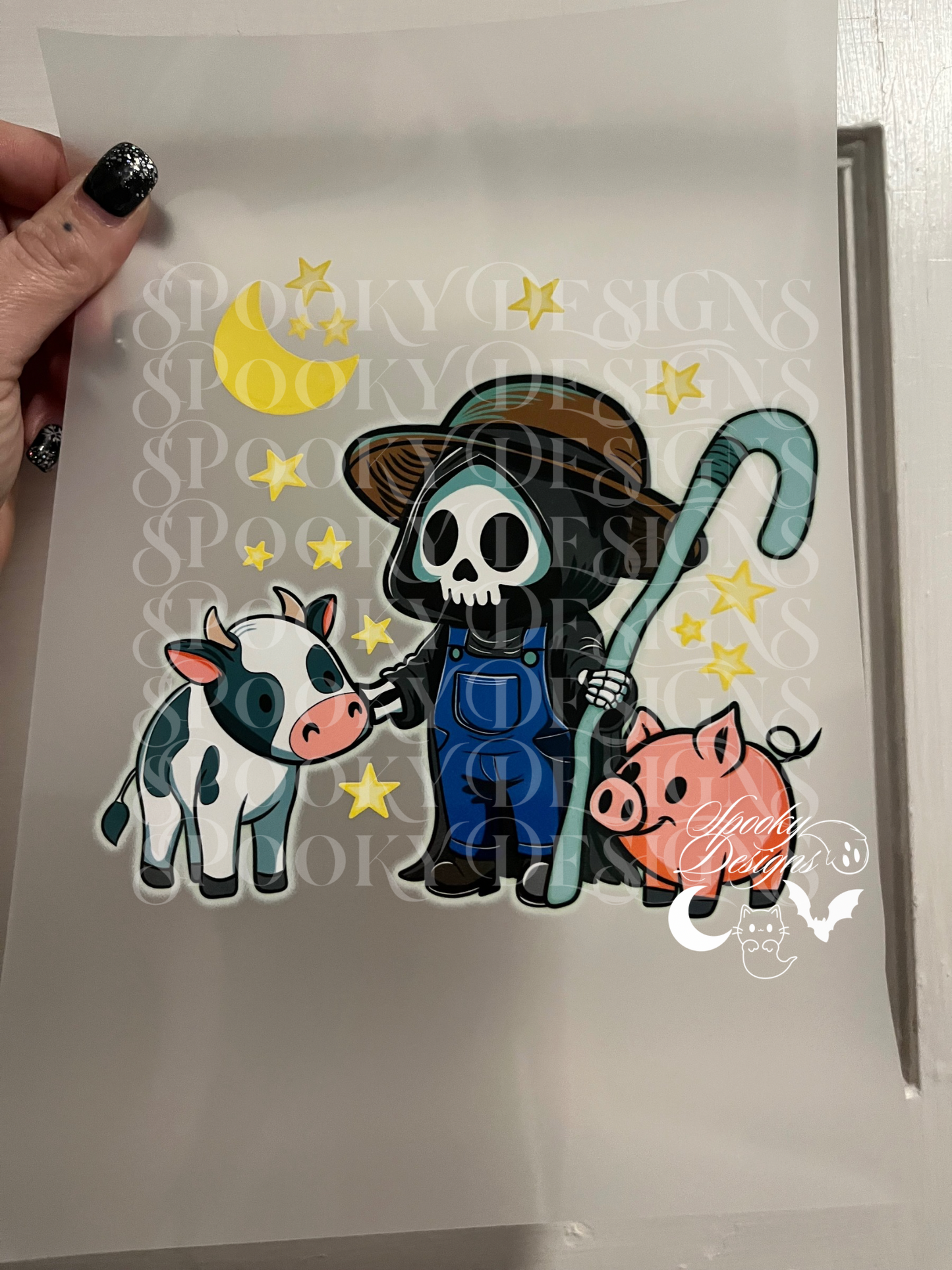 Farmer Grim DTF print