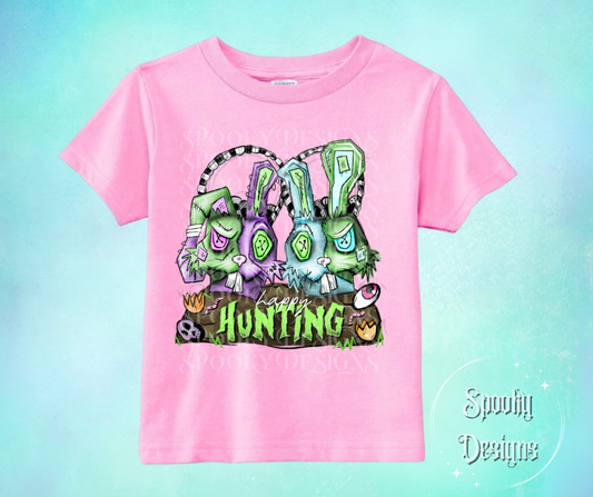 Happy Hunting Easter kids shirt