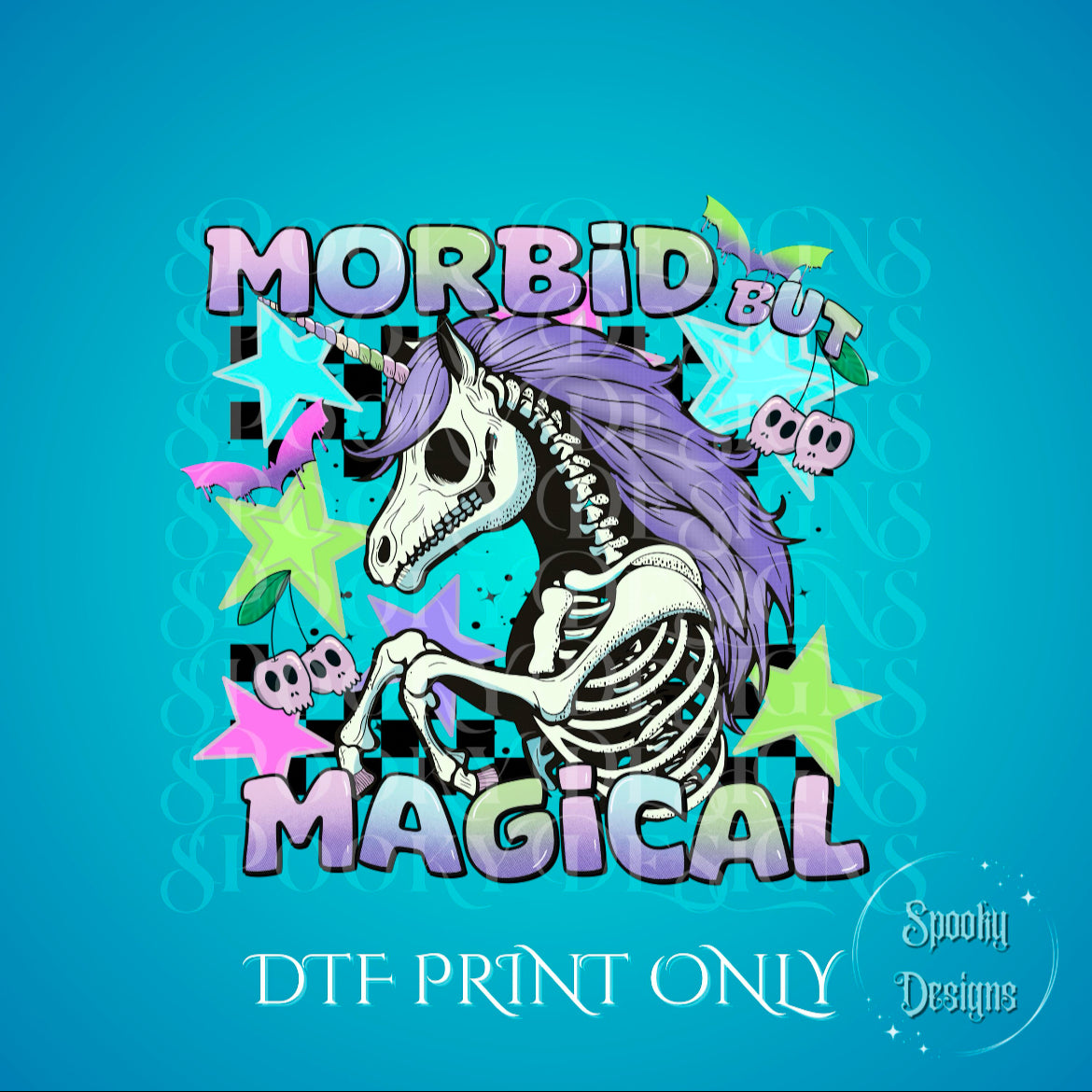 Morbid but Magical DTF print