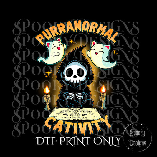 Purranormal Cativity DTF print