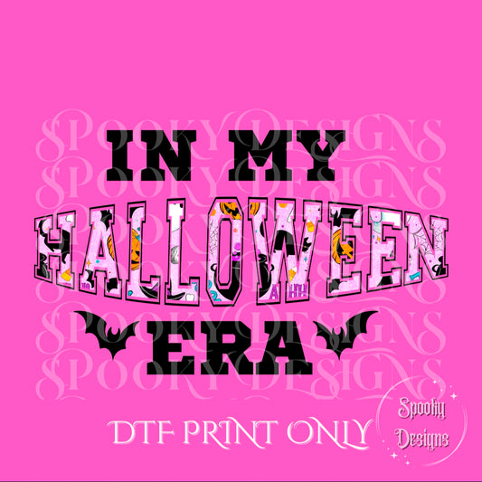 In My Halloween Era DTF print