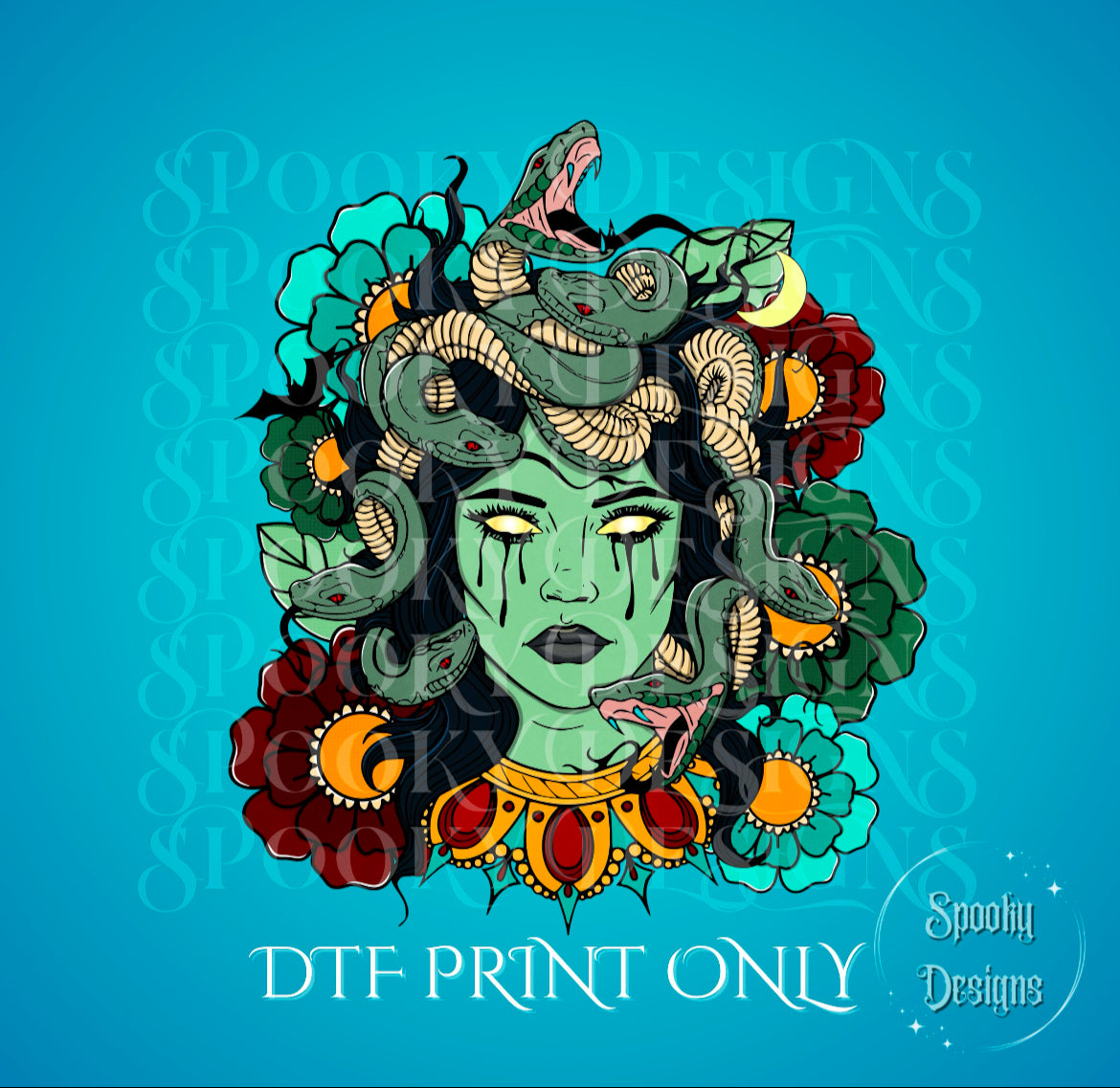 Medusa DTF print