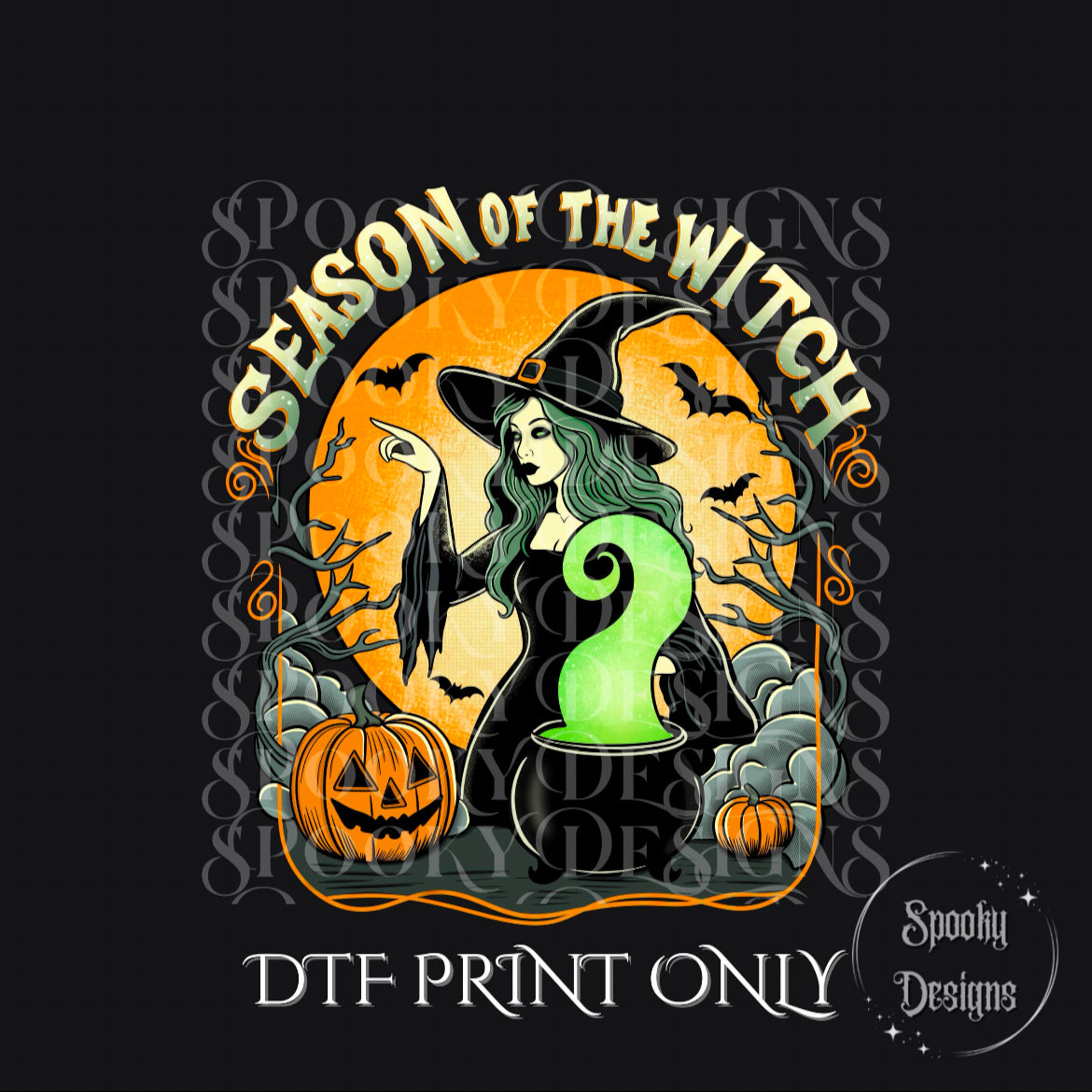 Season of the Witch DTF print