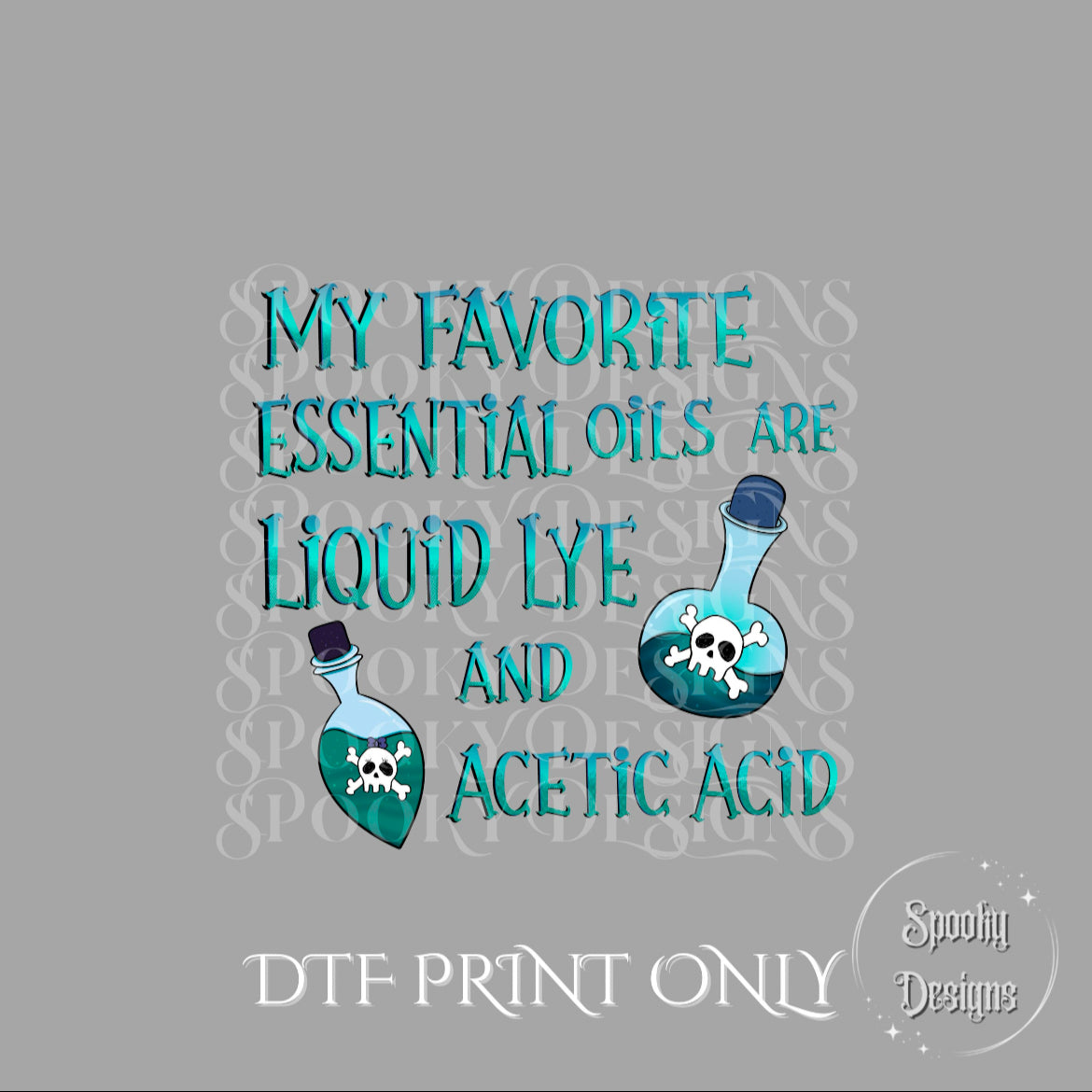 Favorite Essential Oils DTF print