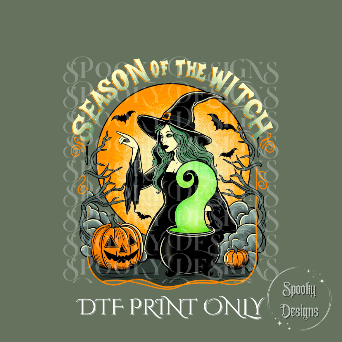 Season of the Witch DTF print