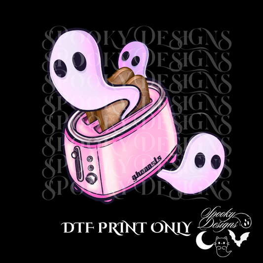 Toast Ghosts DTF print