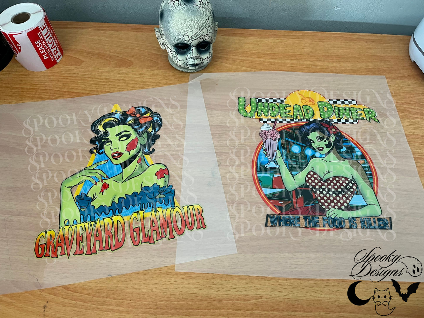 Undead Diner DTF print